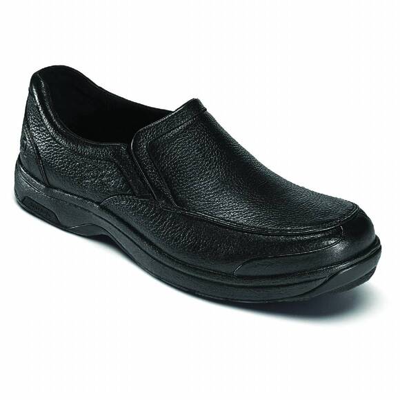 NEW DUNHAM men\'s battery park slip-on casual shoes in black main image 5